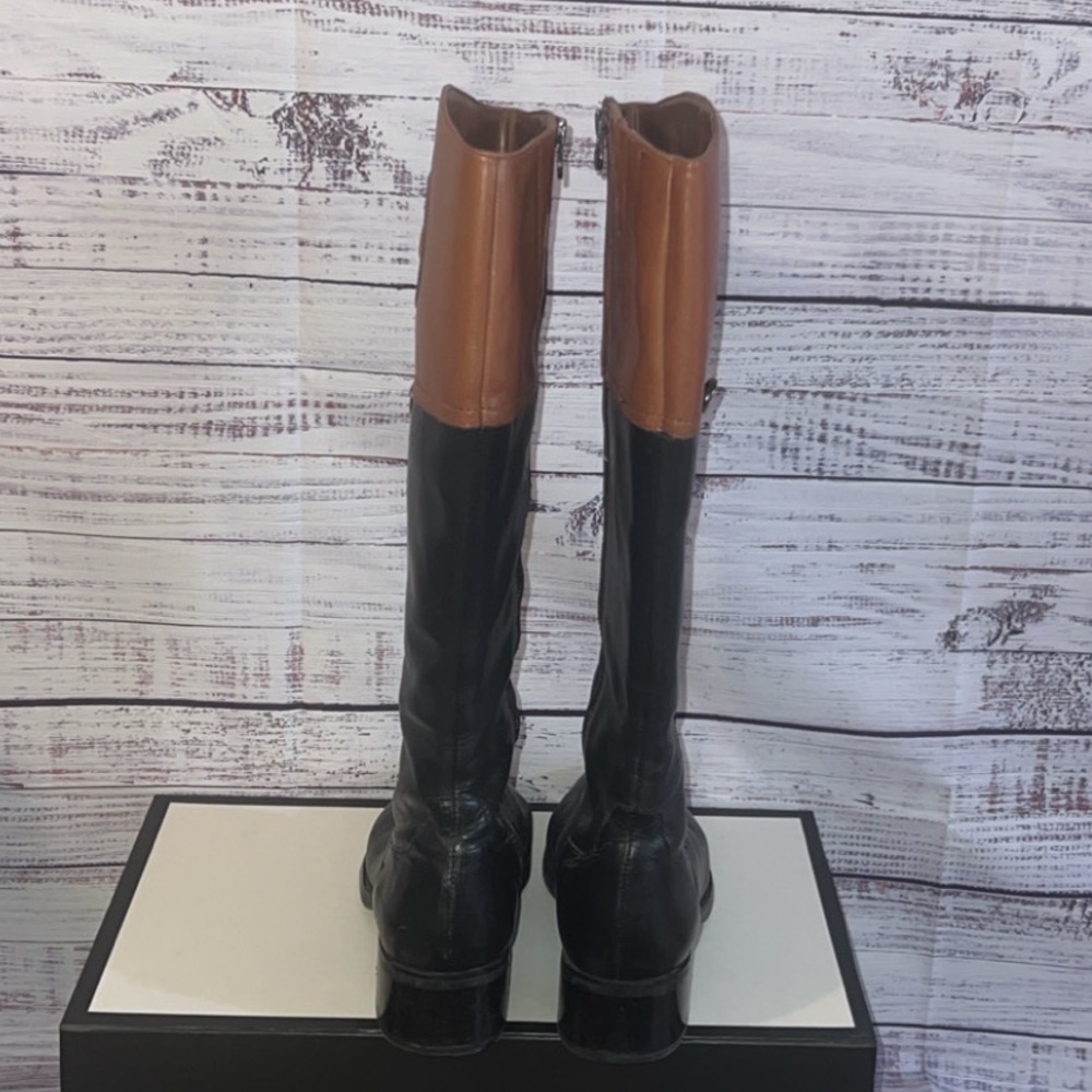 Etienne Aigner Chastity Two-toned Riding Boot - Picture 4 of 4